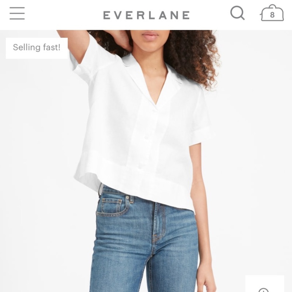 Everlane Linen Notch Shirt